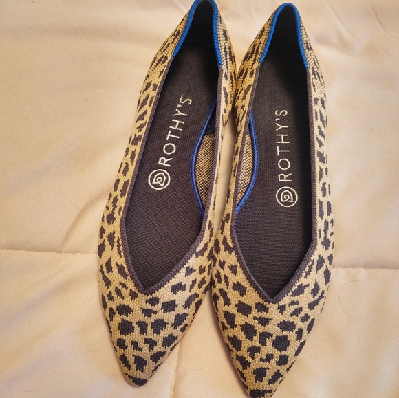 Rothy's the Point Leopard EUC size 7.5 - Picture 2 of 4